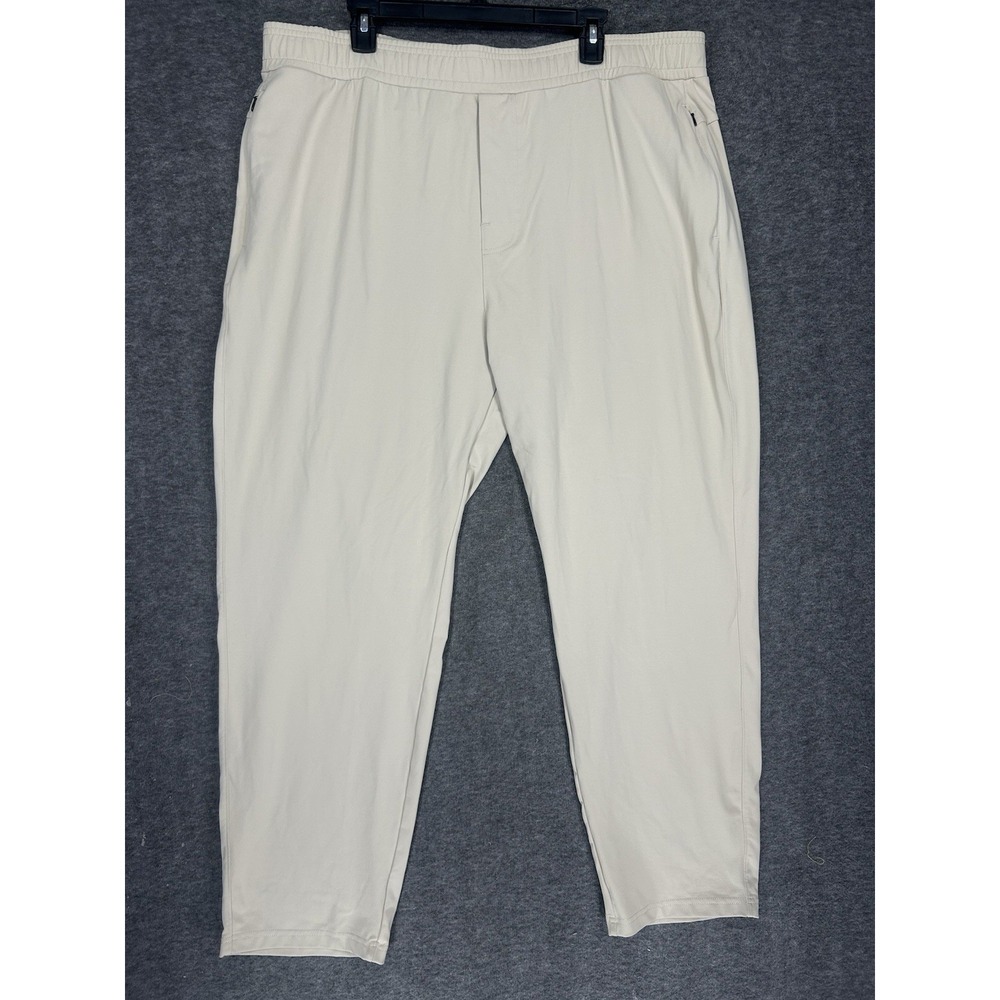 Public Rec Pants Mens 44x32 Beige All Day Every Day Gamechanger‎ drawstring